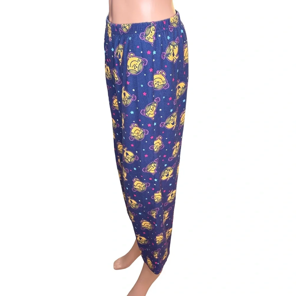 Navy Little Miss Sunshine Pajama Pants Small
